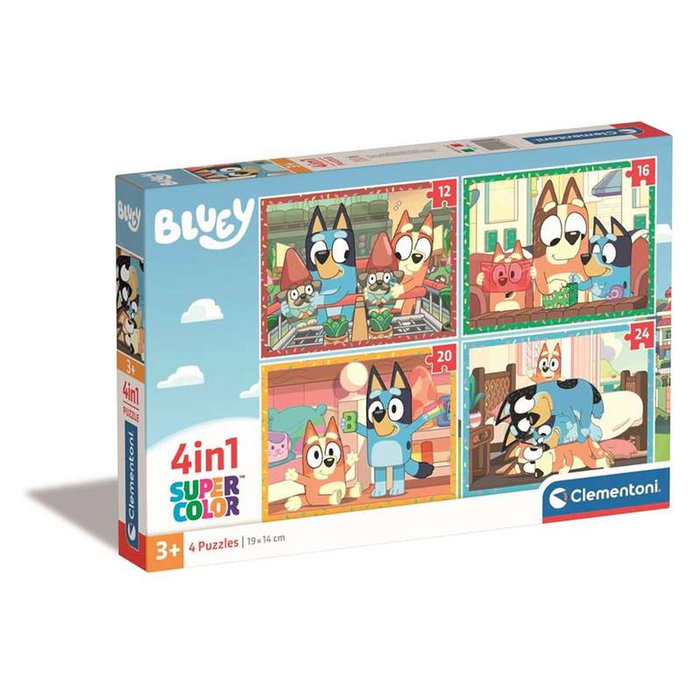 CLEMENTONI Puzzle Progressif Bluey 4 en 1 (72 pièces) CLEMENTONI Puzzle Progressif Bluey 4 en 1 (72 pièces)