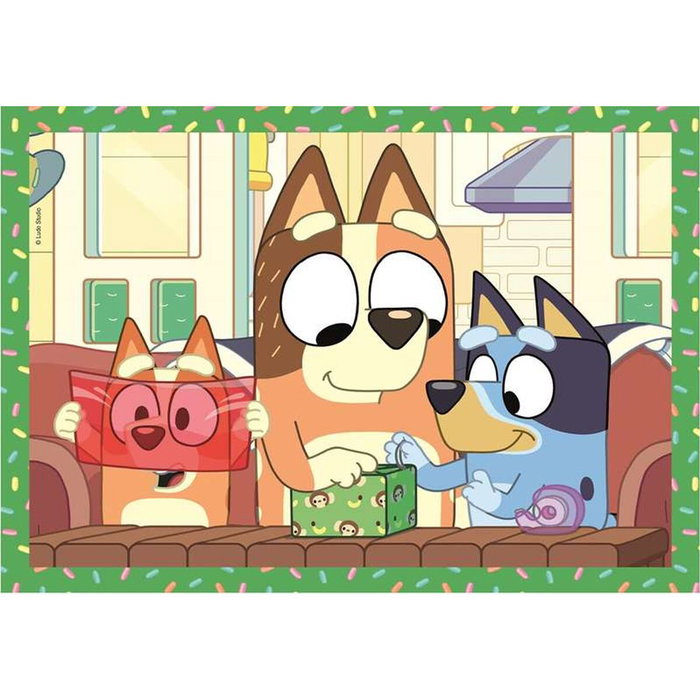 CLEMENTONI Puzzle Progressif Bluey 4 en 1 (72 pièces) CLEMENTONI Puzzle Progressif Bluey 4 en 1 (72 pièces)