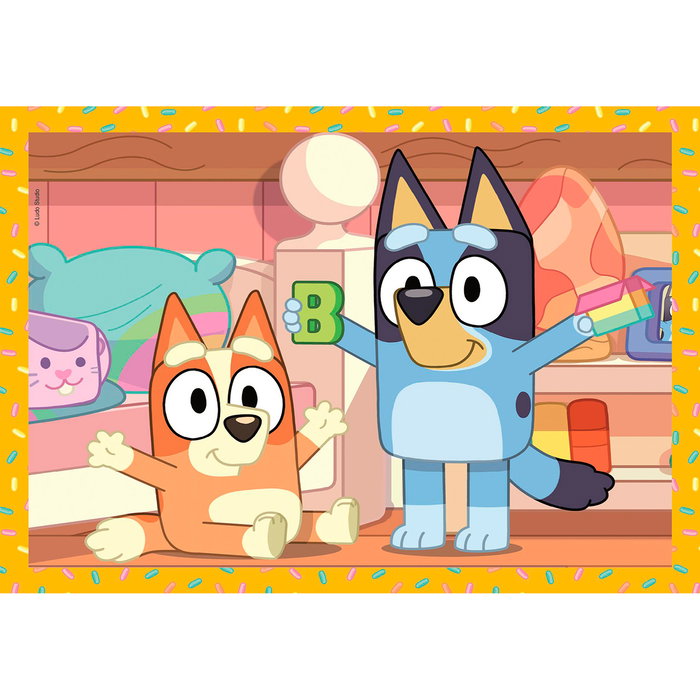 Clementoni Puzzle Progressif 4 en 1 Bluey 21530 - 4 Puzzles de 12, 16, 20 et 24 Pièces pour Enfants +3 Ans Clementoni Puzzle Progressif 4 en 1 Bluey 21530 - 4 Puzzles de 12, 16, 20 et 24 Pièces pour Enfants +3 Ans