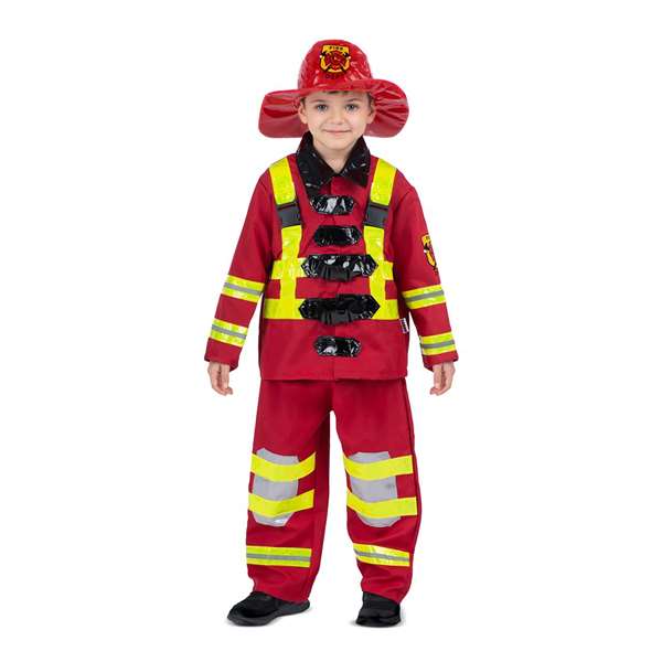 My Other Me Déguisement Pompier Enfant Taille 5-6 Ans Rouge - Costume My Other Me Déguisement Pompier Enfant Taille 5-6 Ans Rouge - Costume