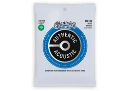 MARTIN Jeu de cordes acoustique Authentic SP 12ST Bronze 80/20 Extra Light 10-47