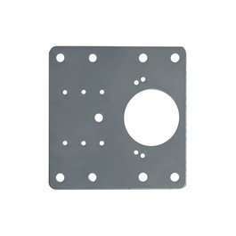 Micel Plaque de réparation pour charnière cazoleta Bc14, acier inoxydable, 90 x 90 mm