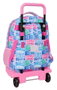 Safta Mochila Barbie avec roues compact extensible 33x45x22 cm