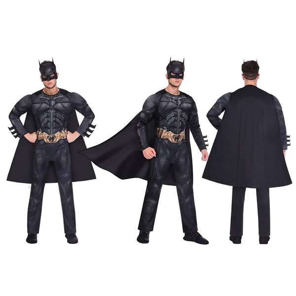 W.B. Batman Le Chevalier Noir - Costume pour adulte - Taille L W.B. Batman Le Chevalier Noir - Costume pour adulte - Taille L
