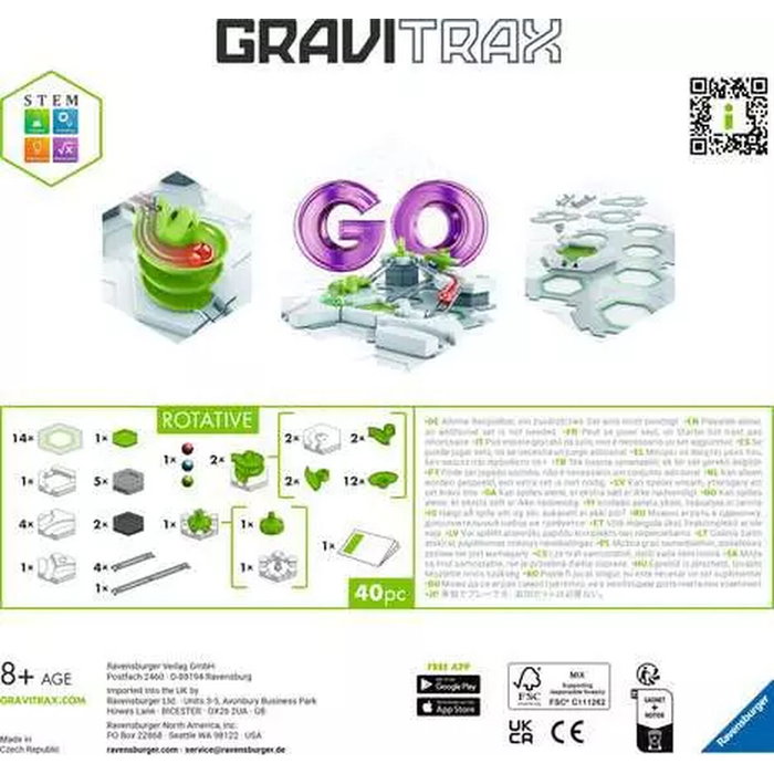 Ravensburger GraviTrax GO Rotative - 40 pièces