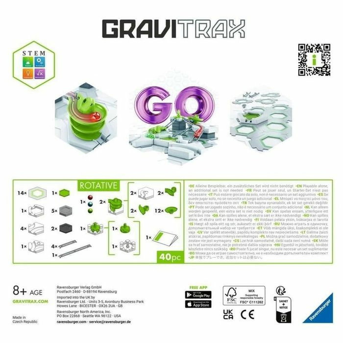 Ravensburger GraviTrax GO Rotative - 40 pièces