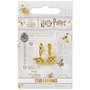 THE CARAT SHOP - Boucles d'oreilles Snitch Dorée Harry Potter - Inspirées du Quidditch - Amulette sur Anneau - Alliage de Zinc sans Nickel