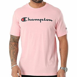 T-shirt à manches courtes homme Champion Crewneck Rose