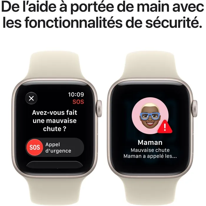 Apple Watch SE 3 GPS - 44mm - Boîtier Midnight Aluminium - Bracelet Navy Blue Sport Band - S/M