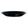 Plato Hondo Vidrio Harena Negro Luminarc 23,5 cm