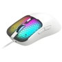Mars Gaming MM-VIPER Souris Gaming Ultralégère 56g RGB Blanc - Souris Filaire avec Capteur Optique 12800 DPI