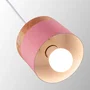 Mikayla Suspension SKD-P1010-W - Lampe pendante en aluminium et bois, design moderne, hauteur réglable