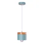 Mikayla Suspension SKD-P1010-W - Lampe pendante en aluminium et bois, design moderne, hauteur réglable