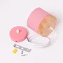 Mikayla Suspension SKD-P1010-W - Lampe pendante en aluminium et bois, design moderne, hauteur réglable