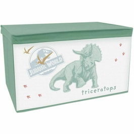 Fun House Coffre à jouets Jurassic World Dinosaures Vert Pliable