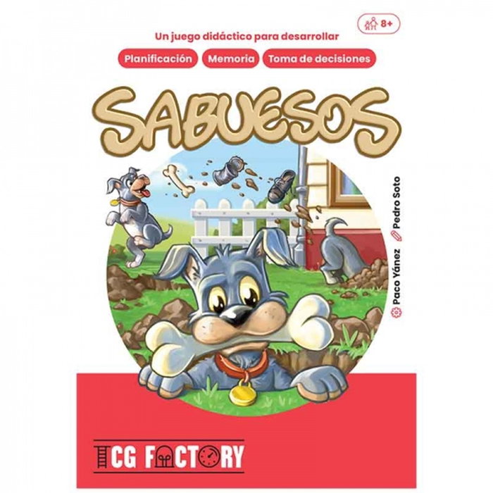 Sabuesos Jeu de société éducatif pour enfants dès 8 ans - PEGI 8 - Mémoire et stratégie Sabuesos Jeu de société éducatif pour enfants dès 8 ans - PEGI 8 - Mémoire et stratégie
