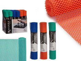 KINVARA Tapis antidérapant 30x150cm Bleu, Orange, Vert