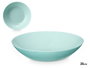 Vivalto Assiette Creuse Ronde Opal Vert 20 cm – Compatible Lave-vaisselle & Micro-ondes (Set de 24)