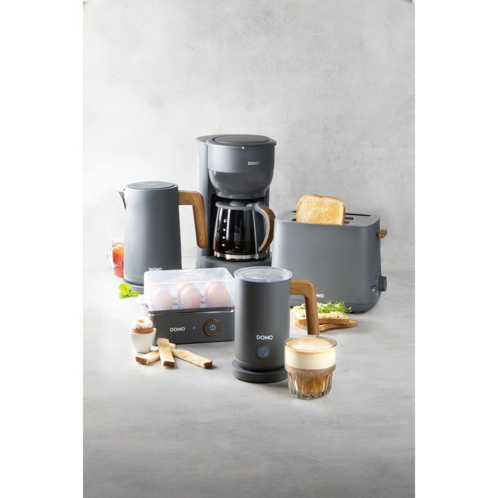 Domo DO754K Cafetière filtre Gris et Bois Domo DO754K Cafetière filtre Gris et Bois