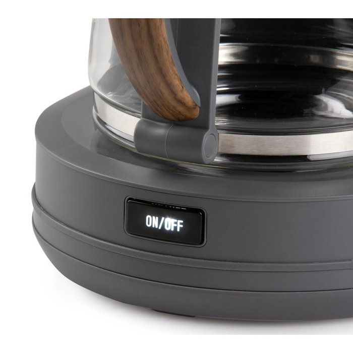 Domo DO754K Cafetière filtre Gris et Bois Domo DO754K Cafetière filtre Gris et Bois