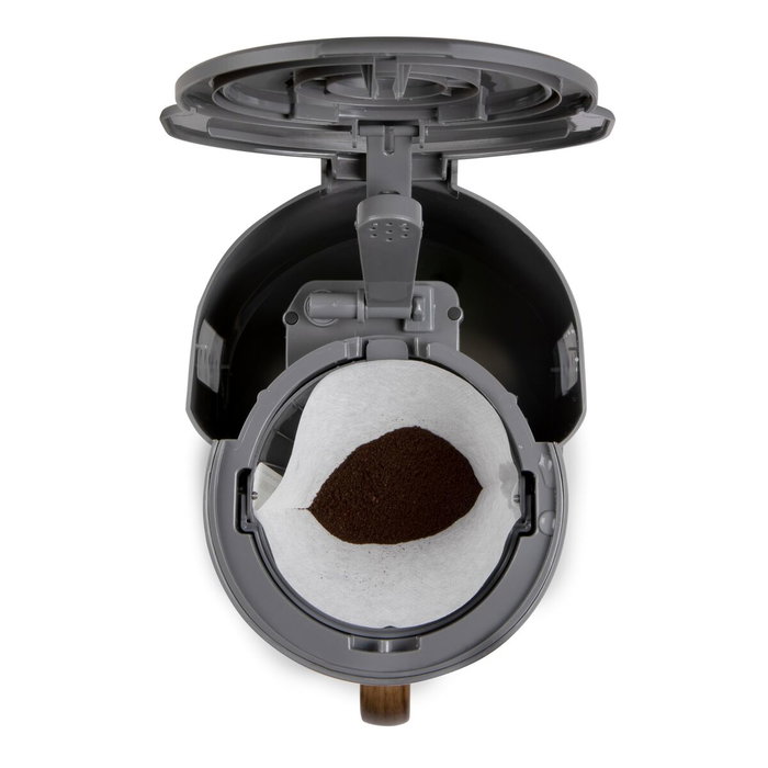 Domo DO754K Cafetière filtre Gris et Bois Domo DO754K Cafetière filtre Gris et Bois
