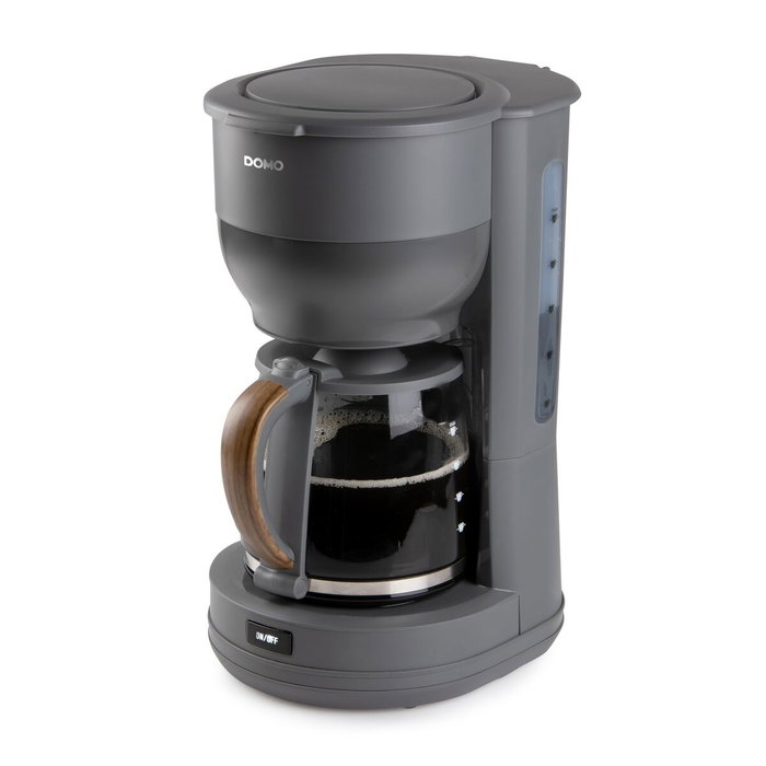 Domo DO754K Cafetière filtre Gris et Bois Domo DO754K Cafetière filtre Gris et Bois