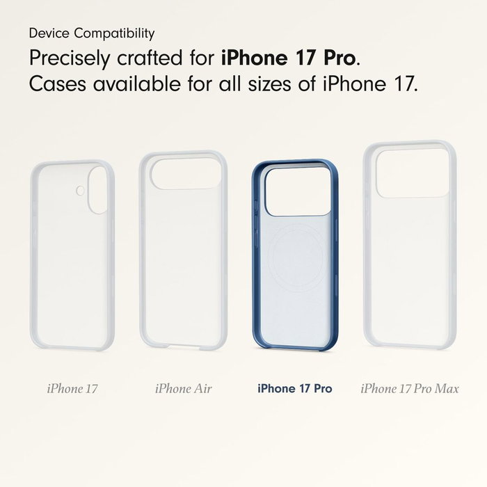 Protection pour téléphone portable Beats iPhone 17 Pro Bleu Bleu de Colbat Apple