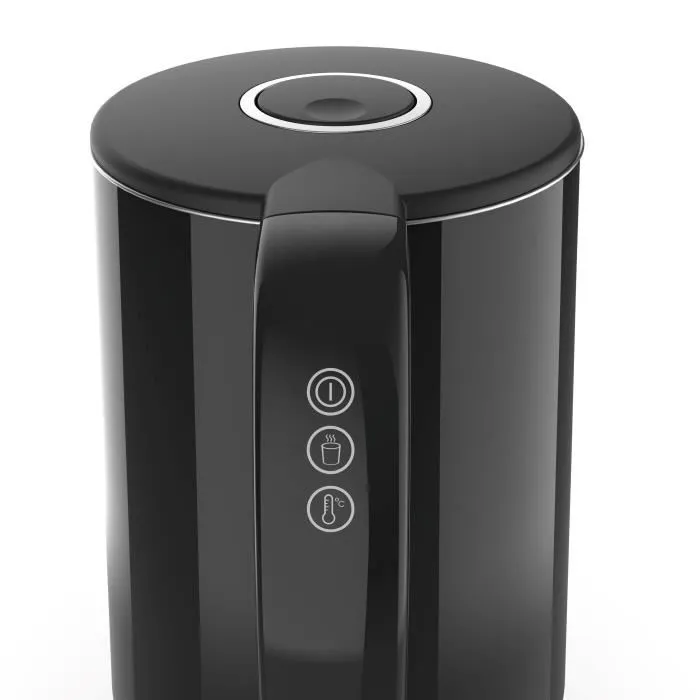 Continental Edison BL15LB - Bouilloire Digitale Noire 1,5 L - 2200 W