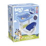Chicos Pupitre avec banc Bluey - Bureau d'enfant avec table et chaise, dimensions 57 x 73 x 49 cm
