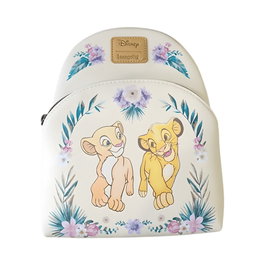 Loungefly Sac à dos Simba & Nala Floral Le Roi Lion Disney 26cm
