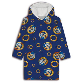 SEGA Sweat-shirt oversize adulte Sonic the Hedgehog avec motif - Coral