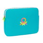 Housse d'ordinateur portable Benetton Summer Bleu 15,6'' 39,5 x 27,5 x 3,5 cm