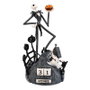 ERIK - Calendrier Perpétuel 3D Jack Skellington L'Étrange Noël - Disney, 12x12x23cm, Résine Peint Main