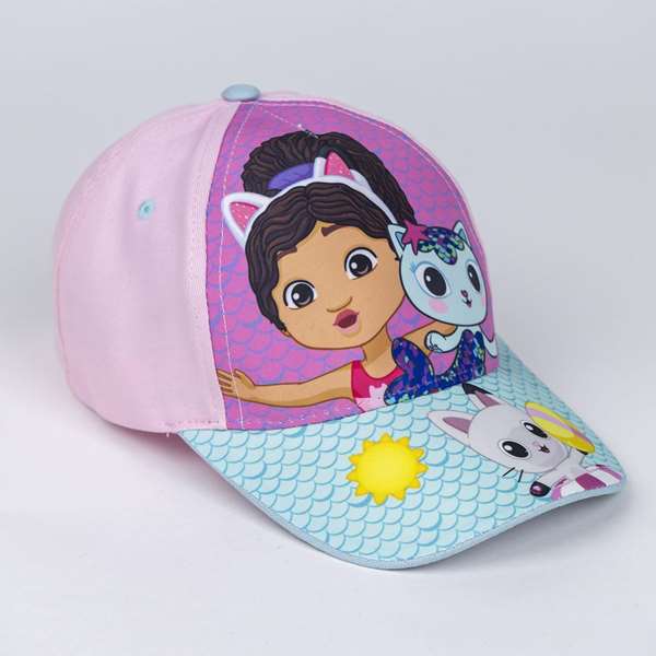 Cerdá Gorra Gabby's Dollhouse - Casquette dérivée de la série pour enfant, taille 51 cm, couleur turquoise