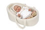 Muñecas Arias Muñeca Elegance Andie 40 cm, Poupée Bébé Beige avec Berceau et Mécanisme Pleurs Try Me, Fonctionne avec Piles