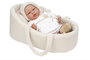 Muñecas Arias Muñeca Elegance Andie 40 cm, Poupée Bébé Beige avec Berceau et Mécanisme Pleurs Try Me, Fonctionne avec Piles