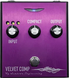 Ashdown Velvet Pédale Compresseur Analogique Fabriqué au Royaume-Uni