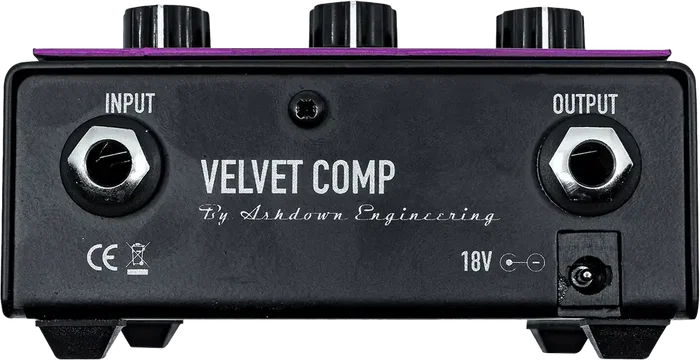 Ashdown Velvet Pédale Compresseur Analogique Fabriqué au Royaume-Uni