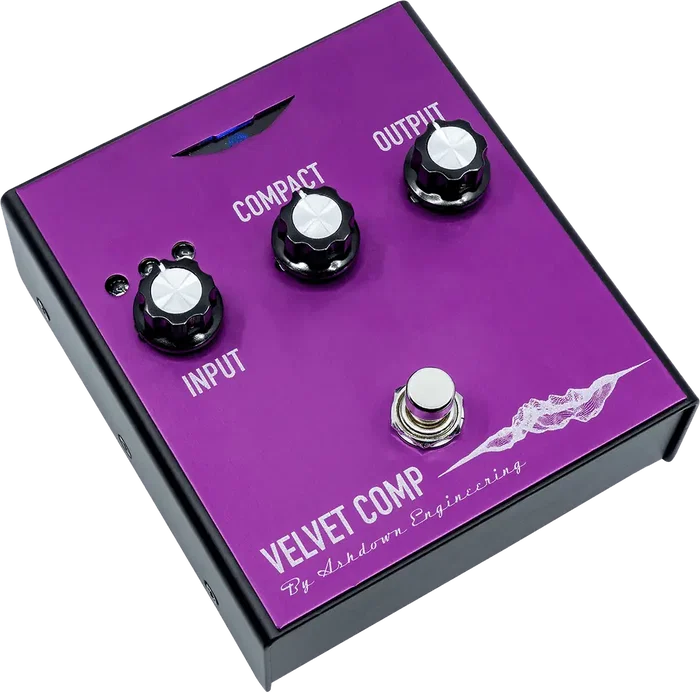 Ashdown Velvet Pédale Compresseur Analogique Fabriqué au Royaume-Uni