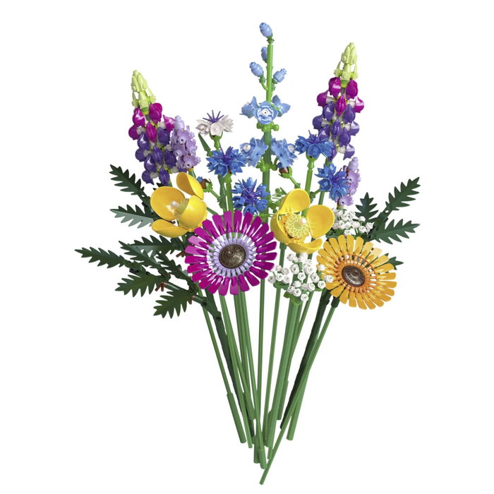 LEGO Icons Bouquet de fleurs sauvages 10313 avec 8 variétés de fleurs sauvages de construction pour adultes de la collection Botanical collection