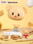 Funism Butterbear Baked with Love Series Chubby Face - Présentoir de 6 packs de 3 mini-figurines