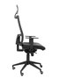 Piqueras Y Crespo Horna Chaise de Bureau avec Mécanisme Synchrone, Cuir et Maille, Noir