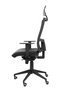 Piqueras Y Crespo Horna Chaise de Bureau avec Mécanisme Synchrone, Cuir et Maille, Noir