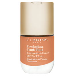 Clarins Fond de teint liquide anti-âge Everlasting Youth, teinte Ambre 112, 15 ml - Testeur