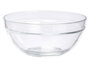 Vivalto Bol apilable en verre transparent 23 cm – Capacité 2,1 L – Compatible lave-vaisselle et congélateur (Set de 8)