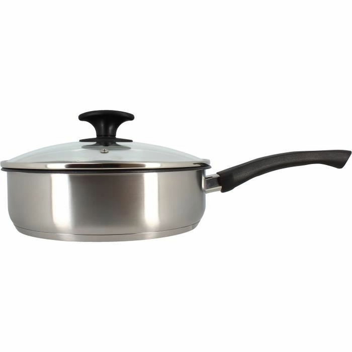 Menastyl Sauteuse en acier inoxydable 24 cm avec couvercle