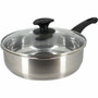 Menastyl Sauteuse en acier inoxydable 24 cm avec couvercle