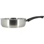 Menastyl Sauteuse inox 28 cm Tous feux induction 6020248 - Sauteuse en acier inoxydable