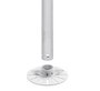 B-Tech BT5935 Poteau pour système de montage au plafond, acier lourd 38 mm, 100 cm (1 m), blanc, pour installations CCTV