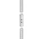 B-Tech BT5935 Poteau pour système de montage au plafond, acier lourd 38 mm, 100 cm (1 m), blanc, pour installations CCTV